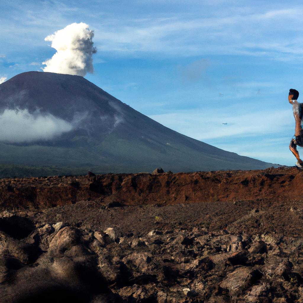 El Volcano Boarding Implica Deslizarse Cuesta Abajo En Un Volcán Activo.