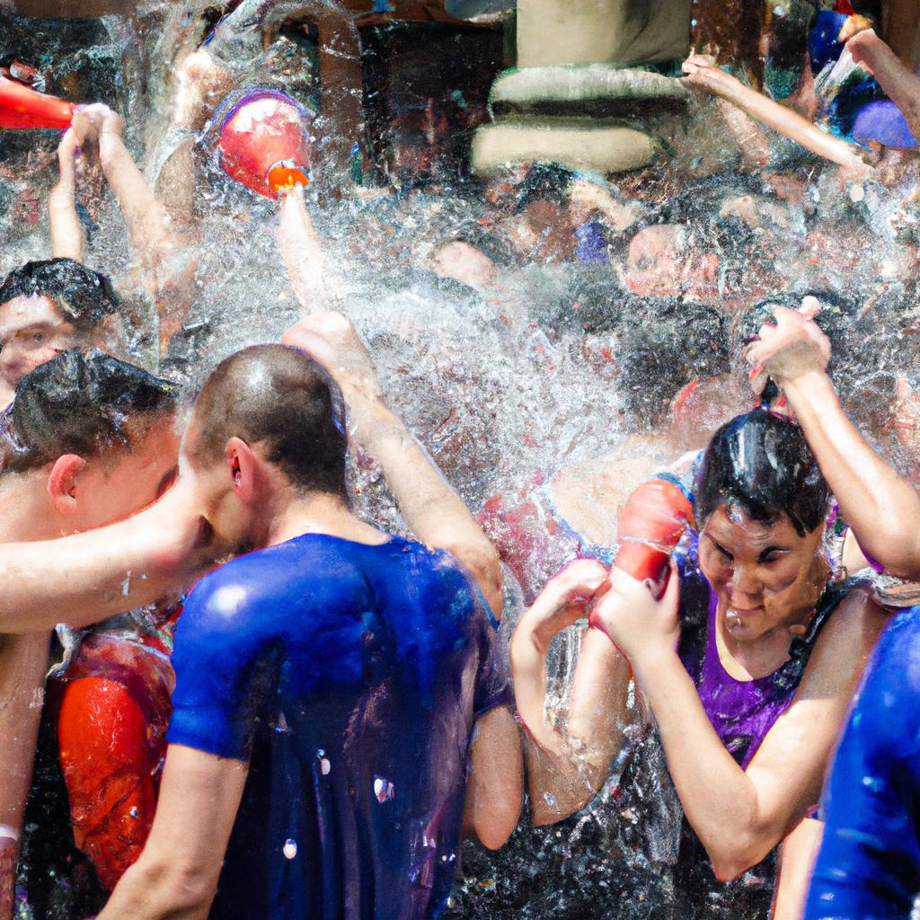 En Armenia, La Festividad De Vardavar Se Celebra Con Una Gran Batalla De Agua.