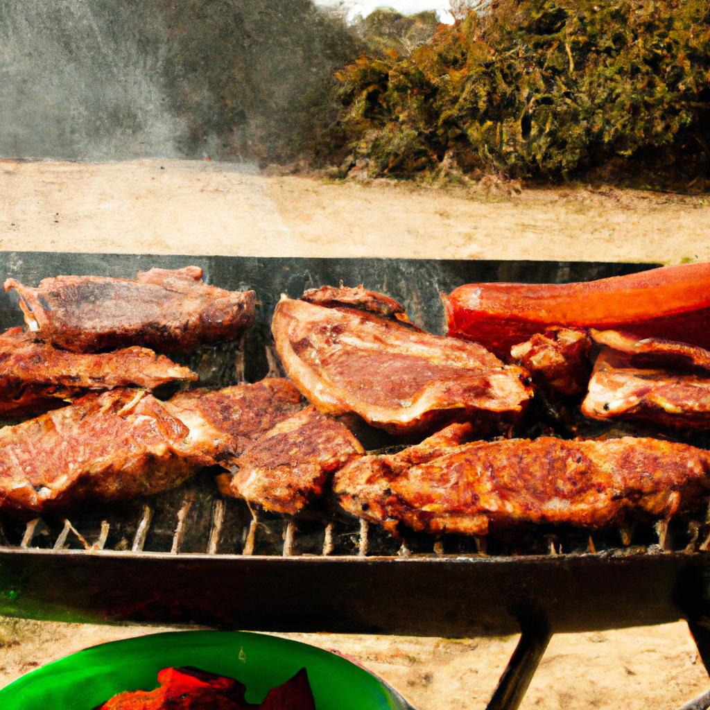 En Australia, Es Costumbre Hacer Una Barbacoa En El Día De Australia.