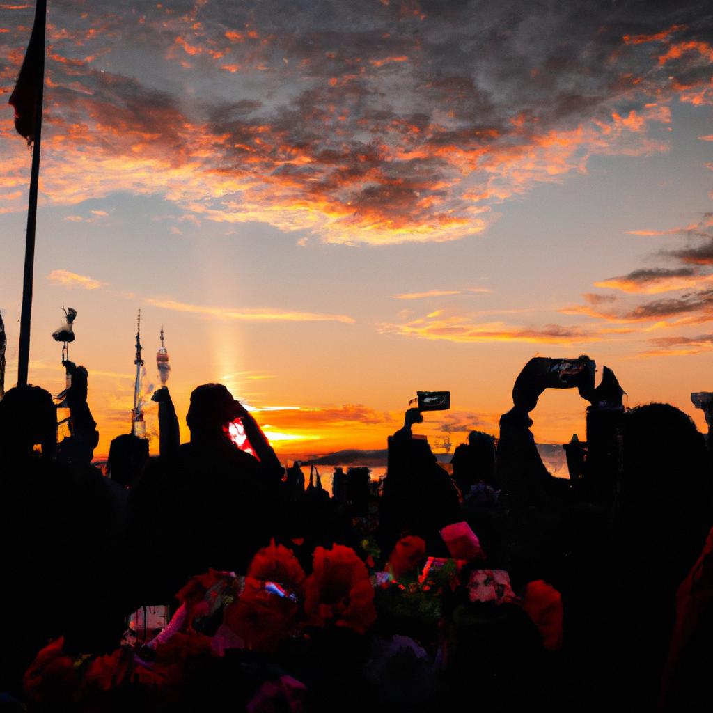 En Australia, Es Tradicional Observar El Amanecer Del Día De Anzac En Memoria De Los Soldados Caídos.