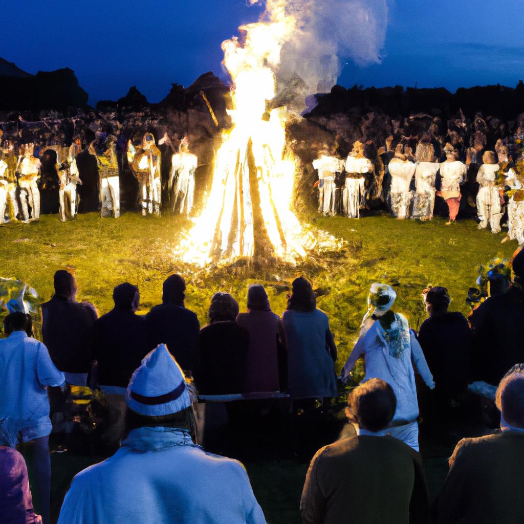 En Belarús, El Kupala Night Se Celebra Con Canciones, Danzas Y Saltos Sobre Las Hogueras.