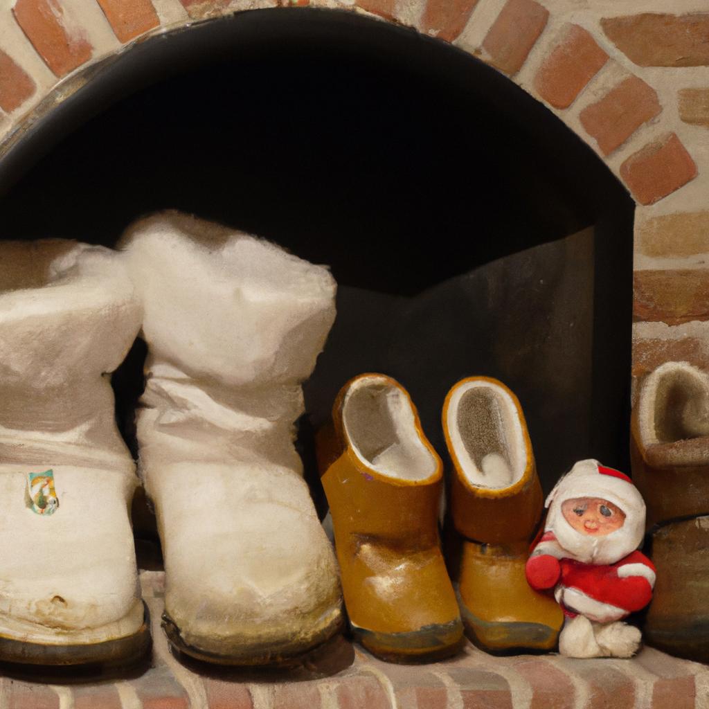 En Bélgica, Es Costumbre Que Los Niños Dejen Zapatos Junto A La Chimenea El 6 De Diciembre Para Recibir Regalos De Saint Nicholas.