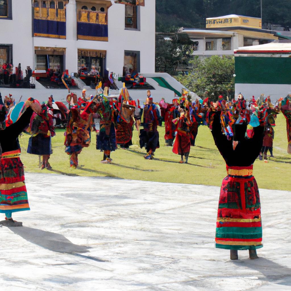 En Bután, El Día Nacional Se Celebra Con Danzas Y Juegos Tradicionales.