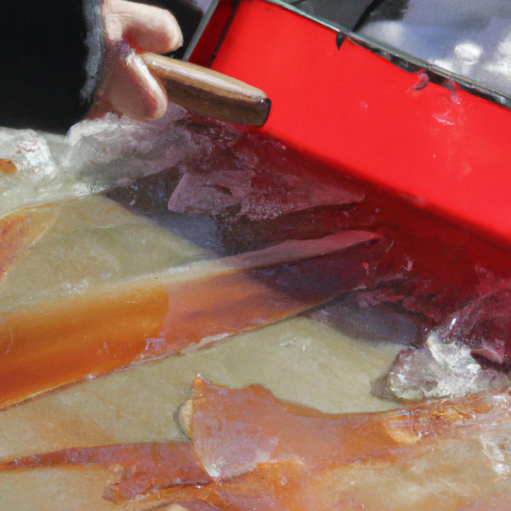 En Canadá, Es Tradicional Hacer Taffy De Jarabe De Arce En La Nieve Durante El Invierno.