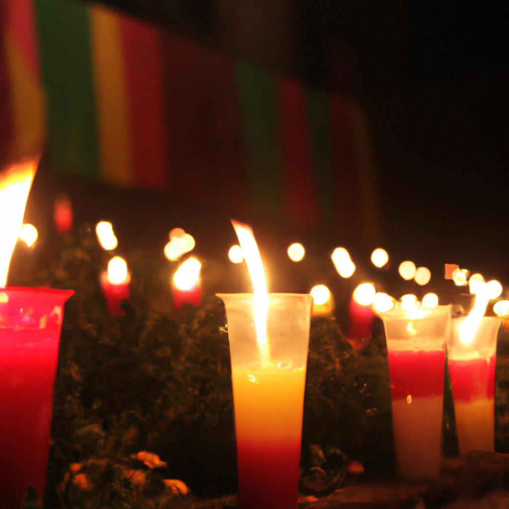 En Colombia, Es Costumbre Celebrar La Noche De Las Velitas En Honor A La Inmaculada Concepción.