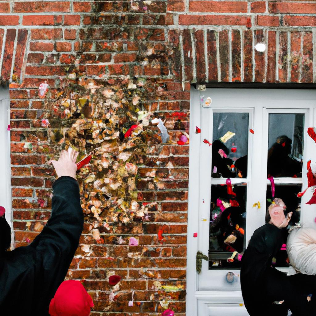 En Dinamarca, La Gente Tradicionalmente Lanza Platos Contra Las Puertas De Los Amigos Para La Buena Suerte En El Año Nuevo.