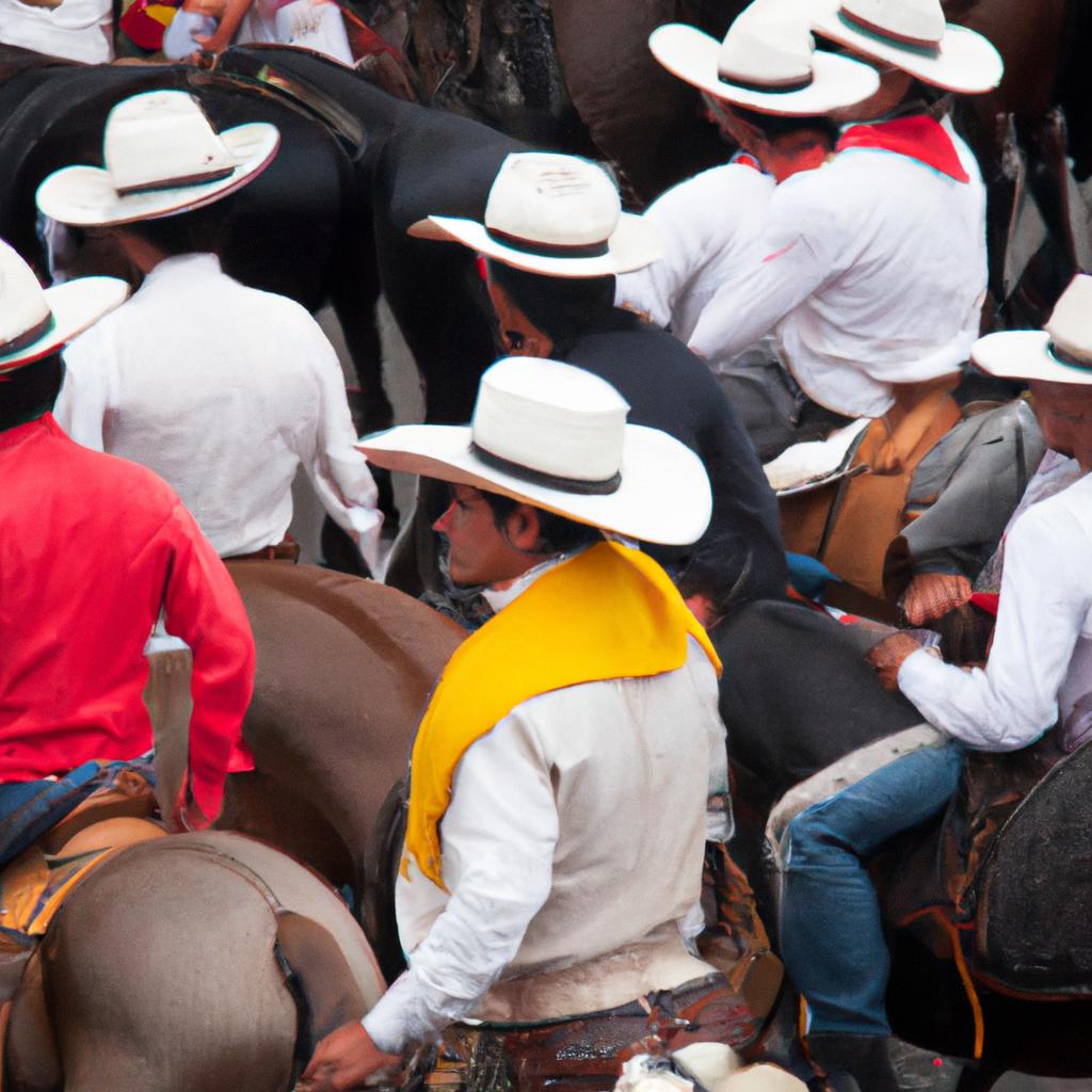 En Ecuador, La Costumbre De Fiestas De Quito Celebra La Fundación De La Ciudad Con Toros De Pueblo Y Desfiles.