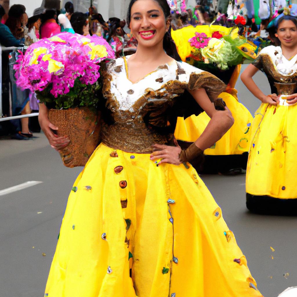 En Ecuador, La Fiesta De Las Frutas Y Las Flores En Ambato, Celebra La Abundancia De La Cosecha Local Con Desfiles Y Exhibiciones.