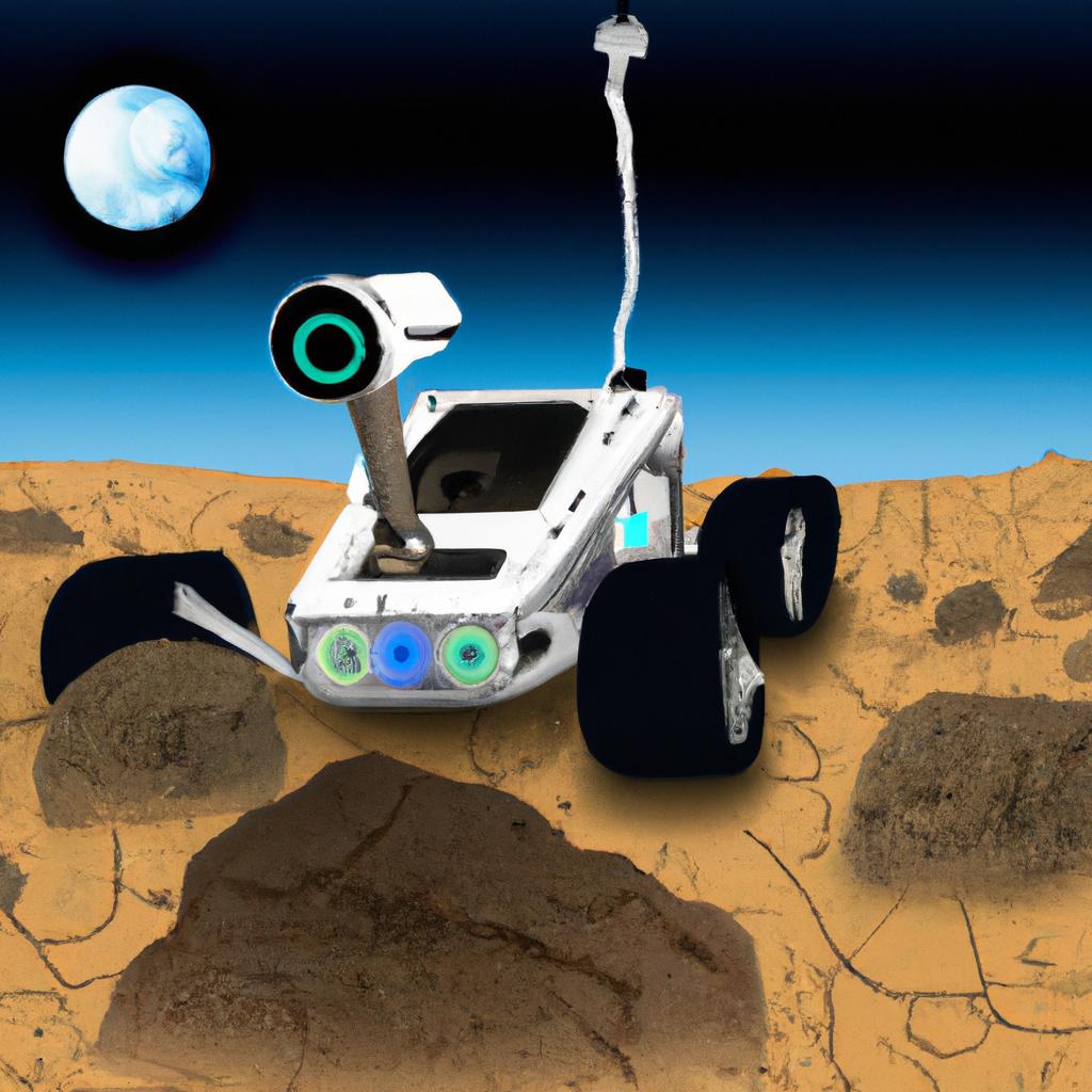 En El ámbito De La Exploración Espacial, Se Utilizan Rovers Robóticos Para Investigar La Superficie De Otros Planetas Y Lunas.