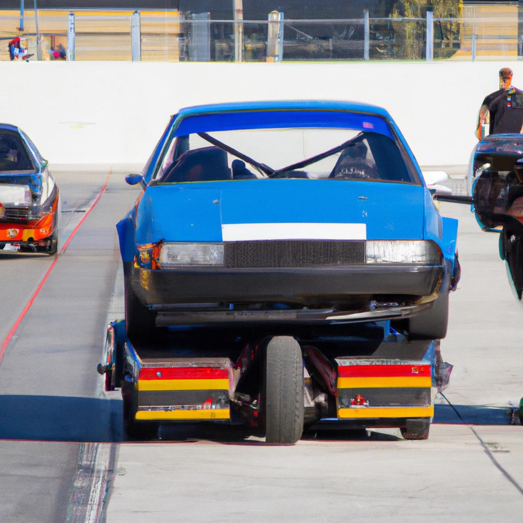 En El Drag Racing, Los Coches A Menudo Utilizan Paracaídas Para Ayudar A Frenar Después De Cruzar La Línea De Meta.