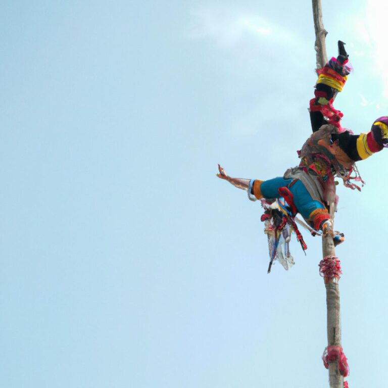 En El Salvador, La Fiesta De Palo Volador Es Una Antigua Tradición Maya ...