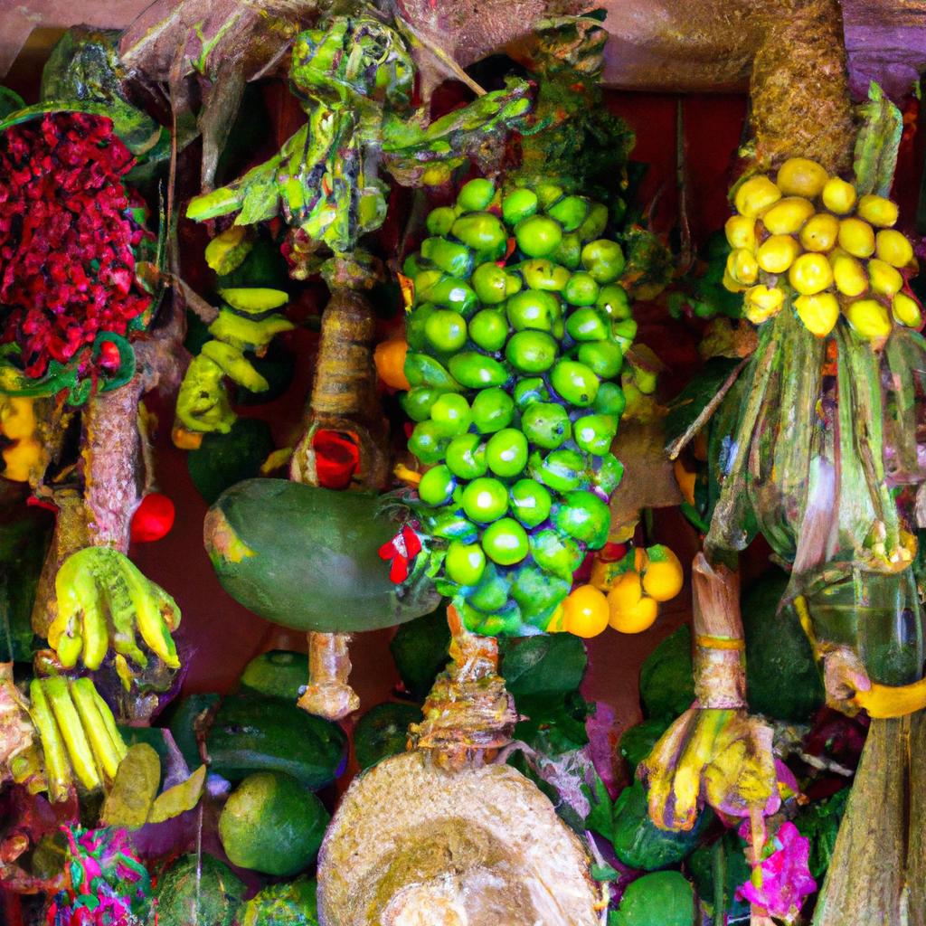 En Filipinas, La Festividad De Pahiyas Celebra La Cosecha Decorando Las Casas Con Frutas Y Vegetales.