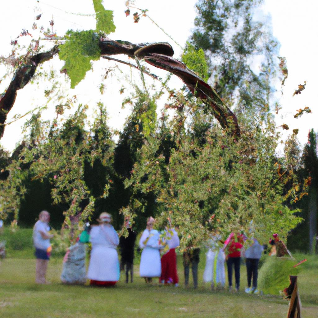 En Finlandia, La Tradición De Midsommar Se Celebra Con Danzas Y Canciones Alrededor De Una Hoguera.