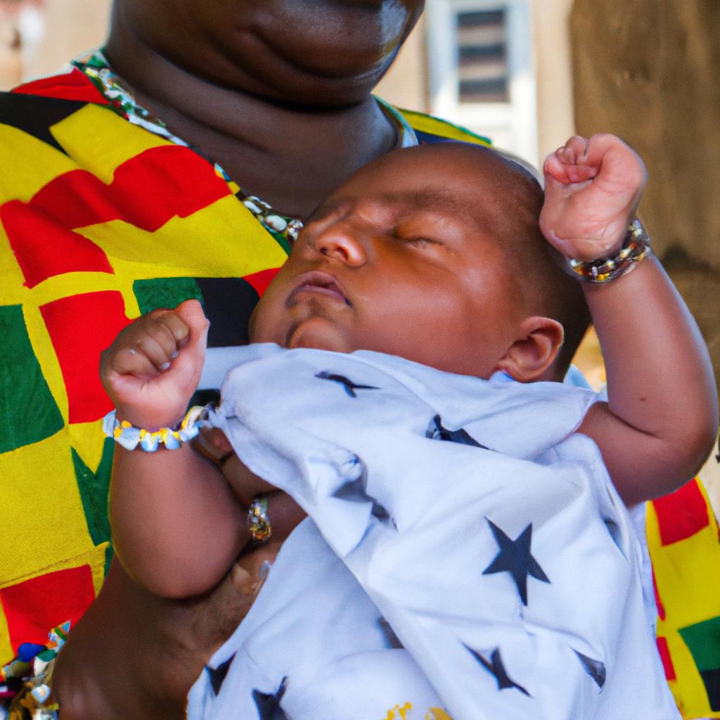 En Ghana, Es Costumbre Celebrar La Primera Semana De Vida De Un Niño Con Una Ceremonia Llamada 