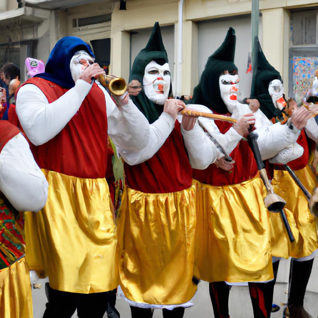 En Grecia, La Costumbre De Apokries Es Un Carnaval Que Precede A La Cuaresma Con Desfiles Y Disfraces.