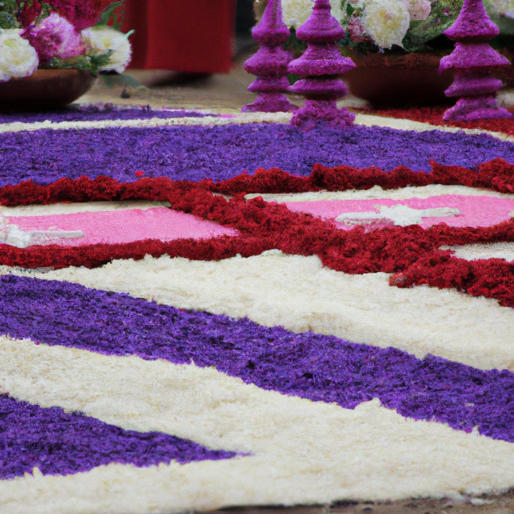 En Honduras, La Semana Santa En Comayagua Es Conocida Por Sus Elaboradas Alfombras De Aserrín Y Las Procesiones Religiosas.