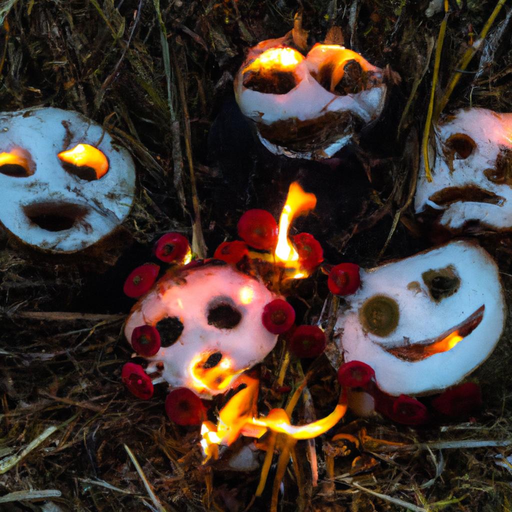 En Irlanda, La Festividad De Samhain Marca El Inicio Del Año Celta Con Hogueras Y Disfraces.