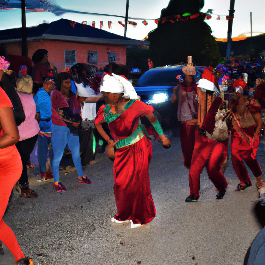 En Jamaica, La Costumbre De Jonkanoo Se Celebra Durante La Navidad Con Desfiles Y Música.