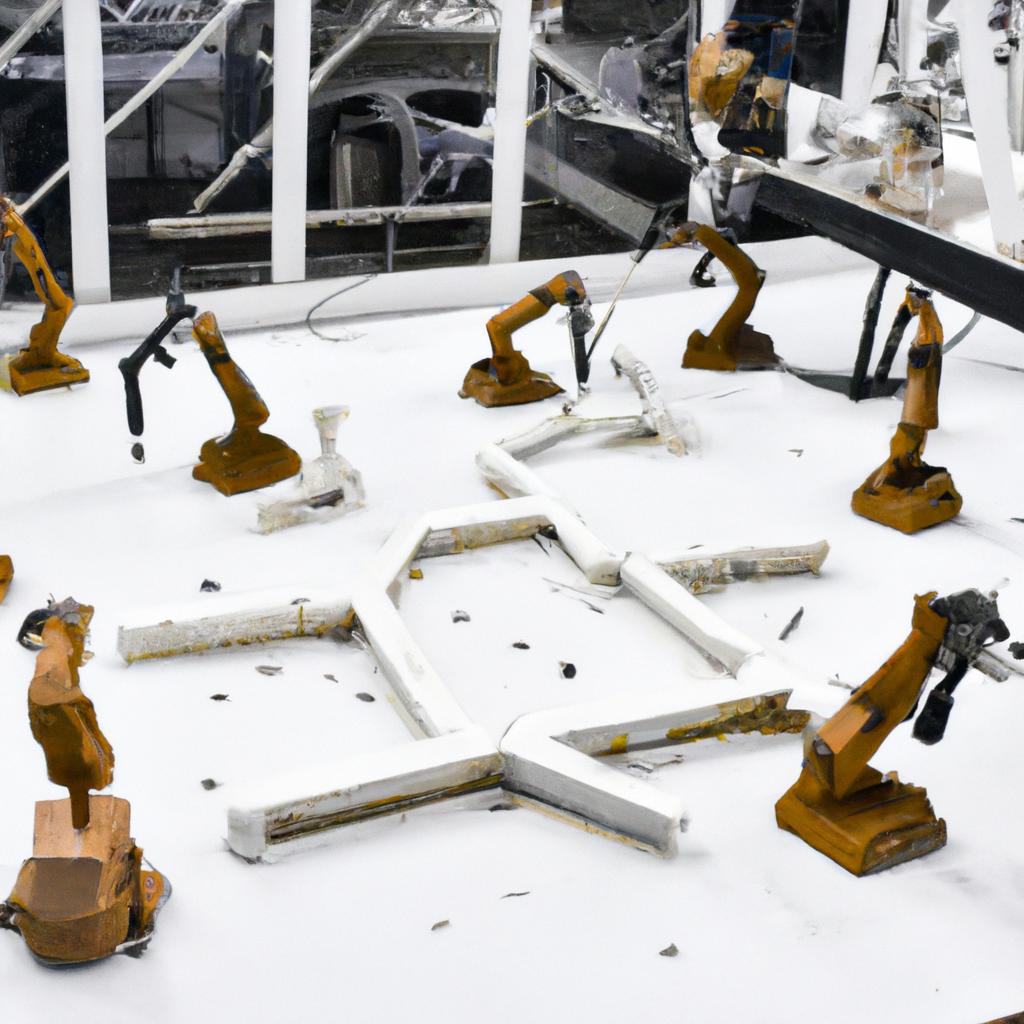 En La Industria De La Construcción, Se Están Utilizando Robots Para La Impresión 3D De Estructuras, Permitiendo Una Construcción Más Rápida Y Eficiente.