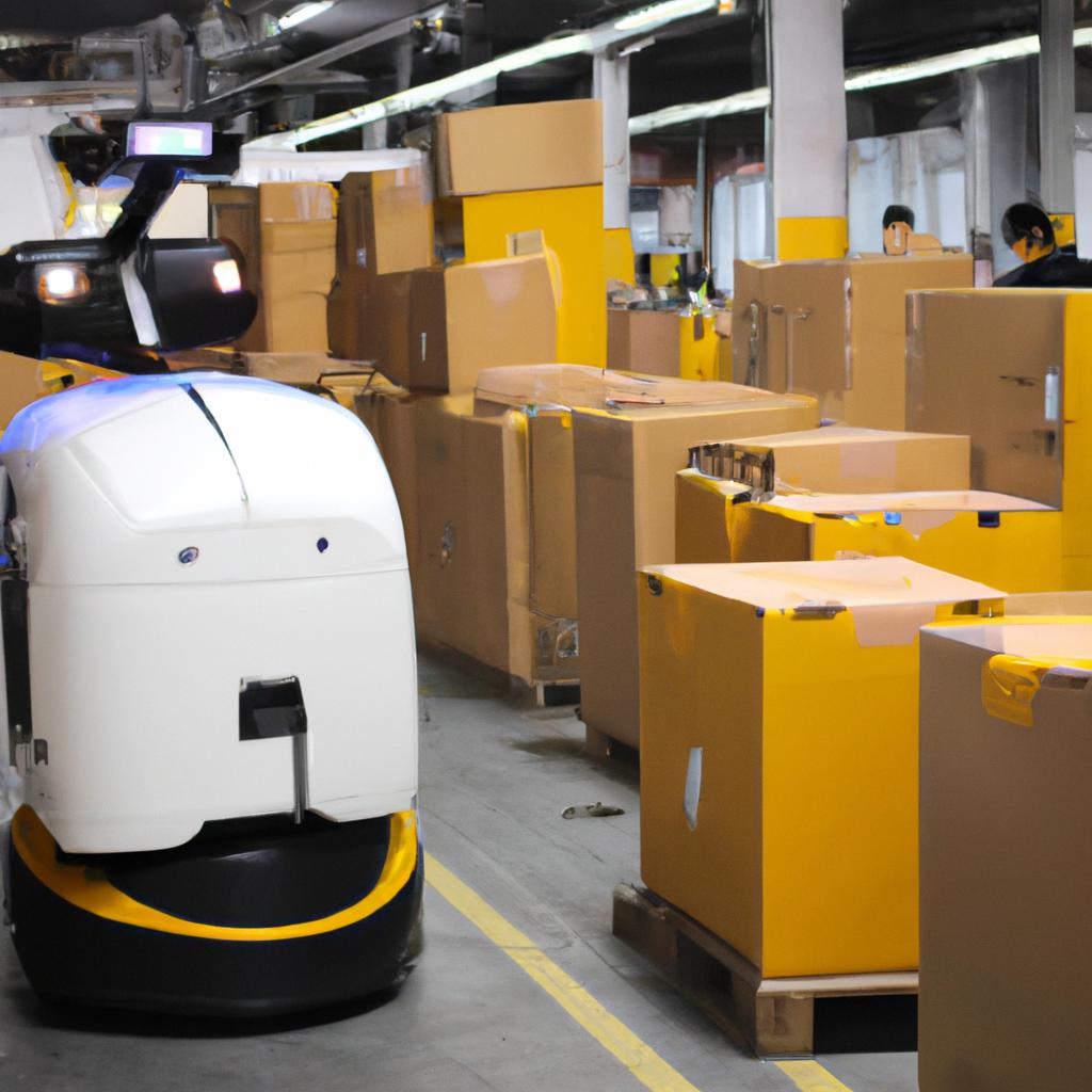 En La Industria De La Logística, Se Utilizan Robots Autónomos Para La Clasificación Y Distribución De Paquetes En Almacenes Y Centros De Distribución.