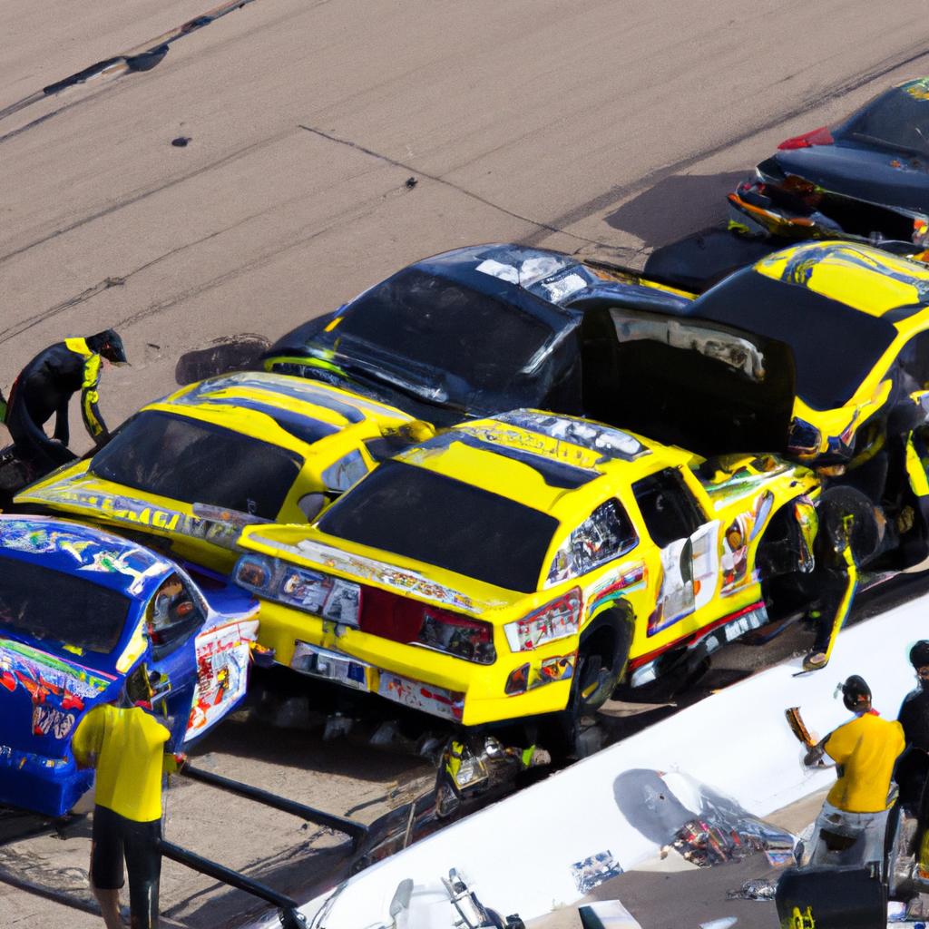 En Las Carreras De NASCAR, Los Coches A Menudo Viajan En 