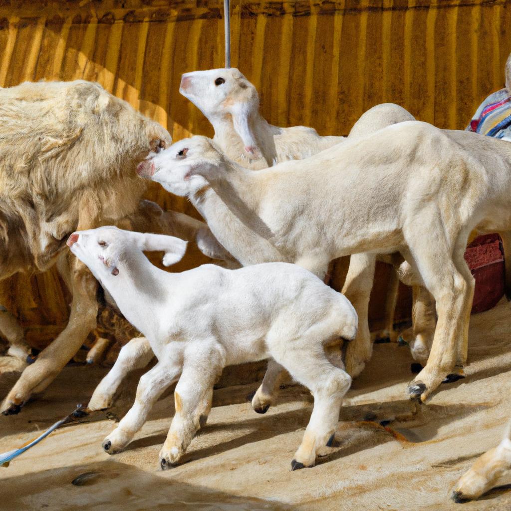 En Marruecos, La Fiesta Del Cordero (Eid Al-Adha) Es Una Importante Celebración Islámica Donde Se Sacrifica Un Cordero.