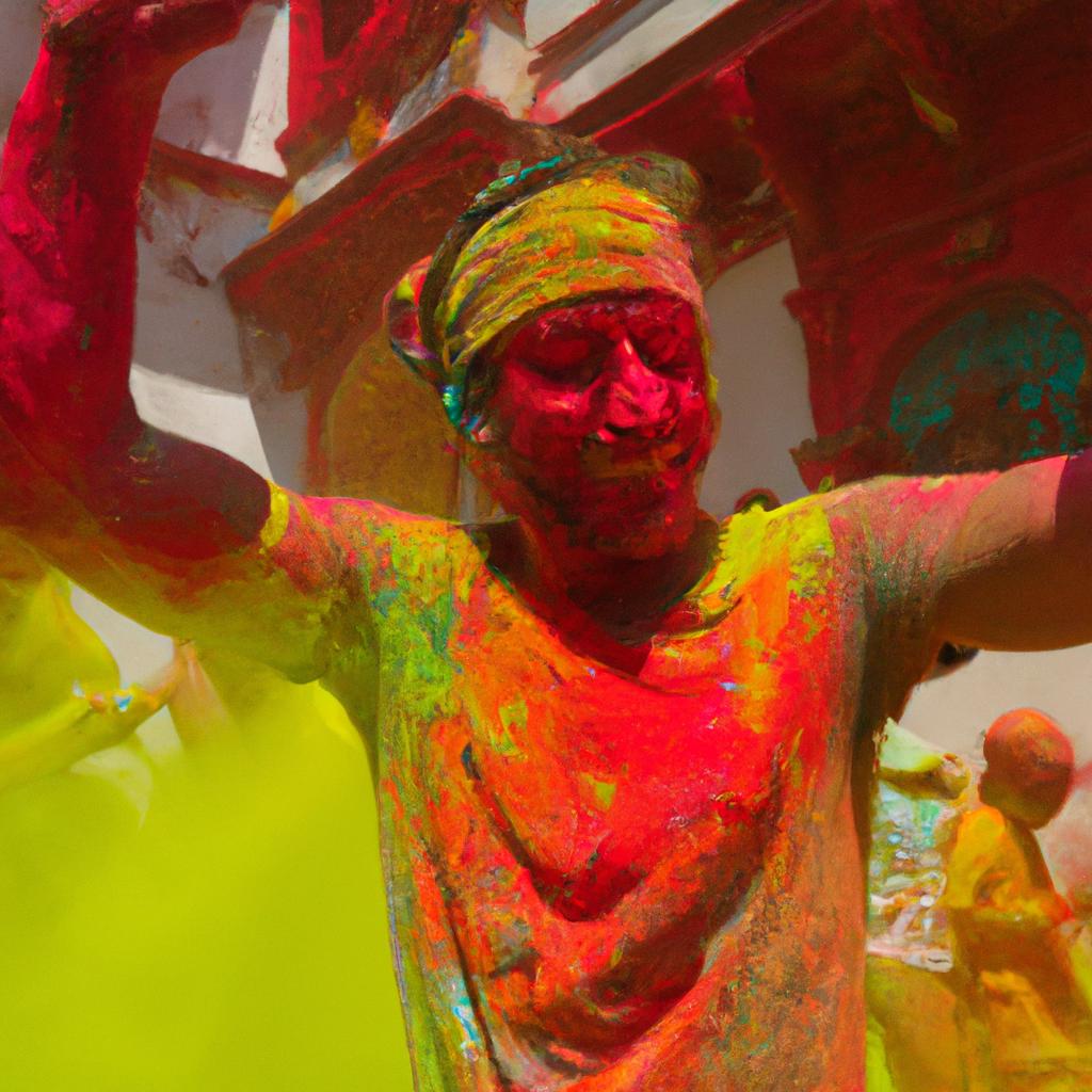 En Nepal, El Festival De Los Colores Holi Celebra El Triunfo Del Bien Sobre El Mal.