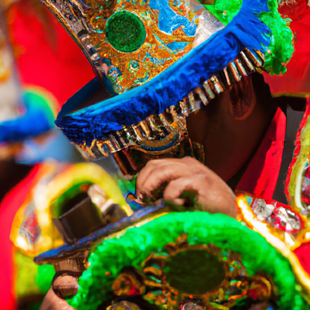 En Perú, La Fiesta De La Candelaria En Puno Es Una Celebración Religiosa Que Incluye Música Y Danza.