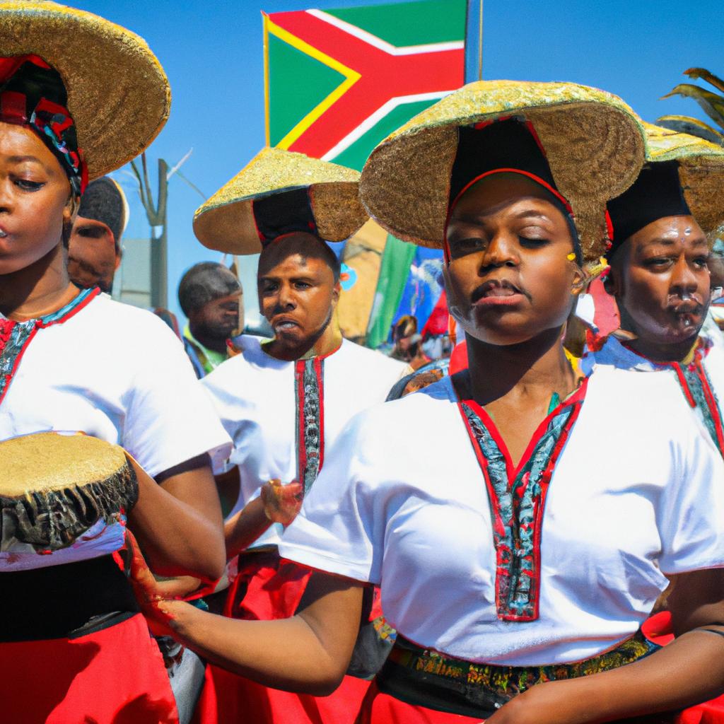 En Sudáfrica, La Celebración Del Día De La Herencia Celebra La Diversidad Cultural Del País Con Música Y Bailes.