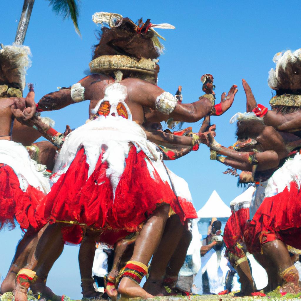 En Tonga, El Heilala Festival Celebra El Cumpleaños Del Rey Con Danzas Y Competiciones.