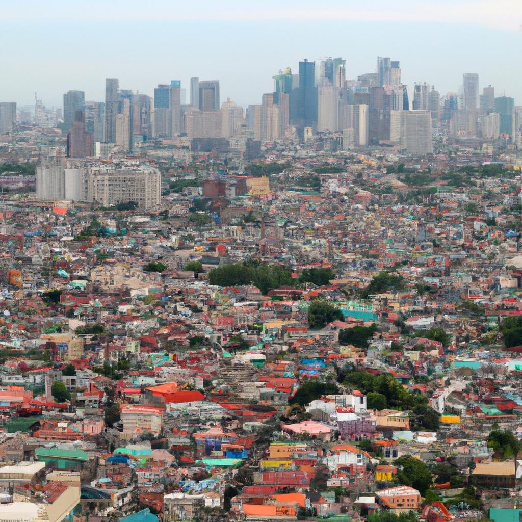 La Ciudad De Manila En Filipinas Es La Ciudad Más Densamente Poblada Del Mundo Con Más De 42,000 Personas Por Kilómetro Cuadrado.