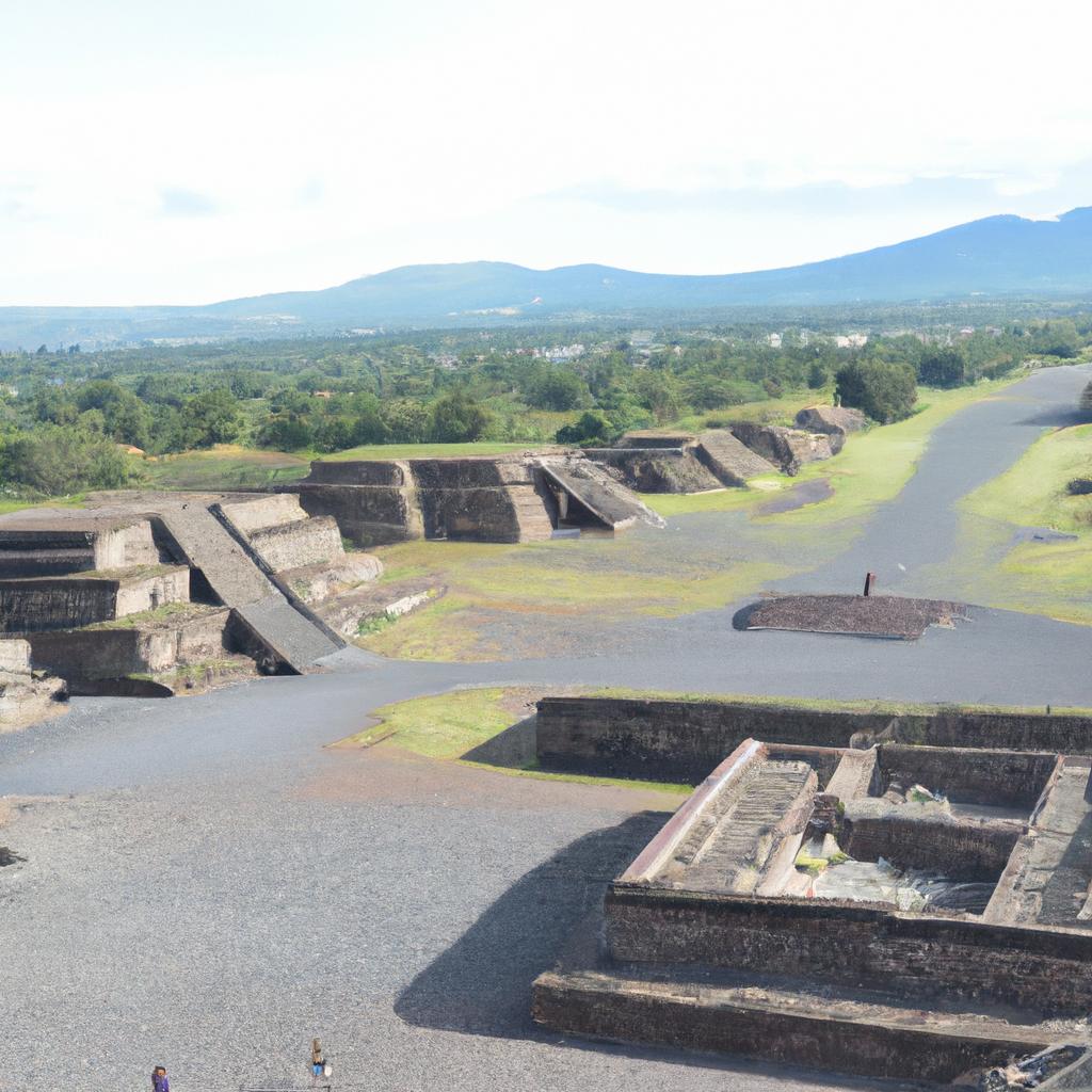 La Civilización Azteca Construyó La Gran Ciudad De Teotihuacán, Que Fue Una De Las Ciudades Más Grandes Del Mundo En Su Tiempo.