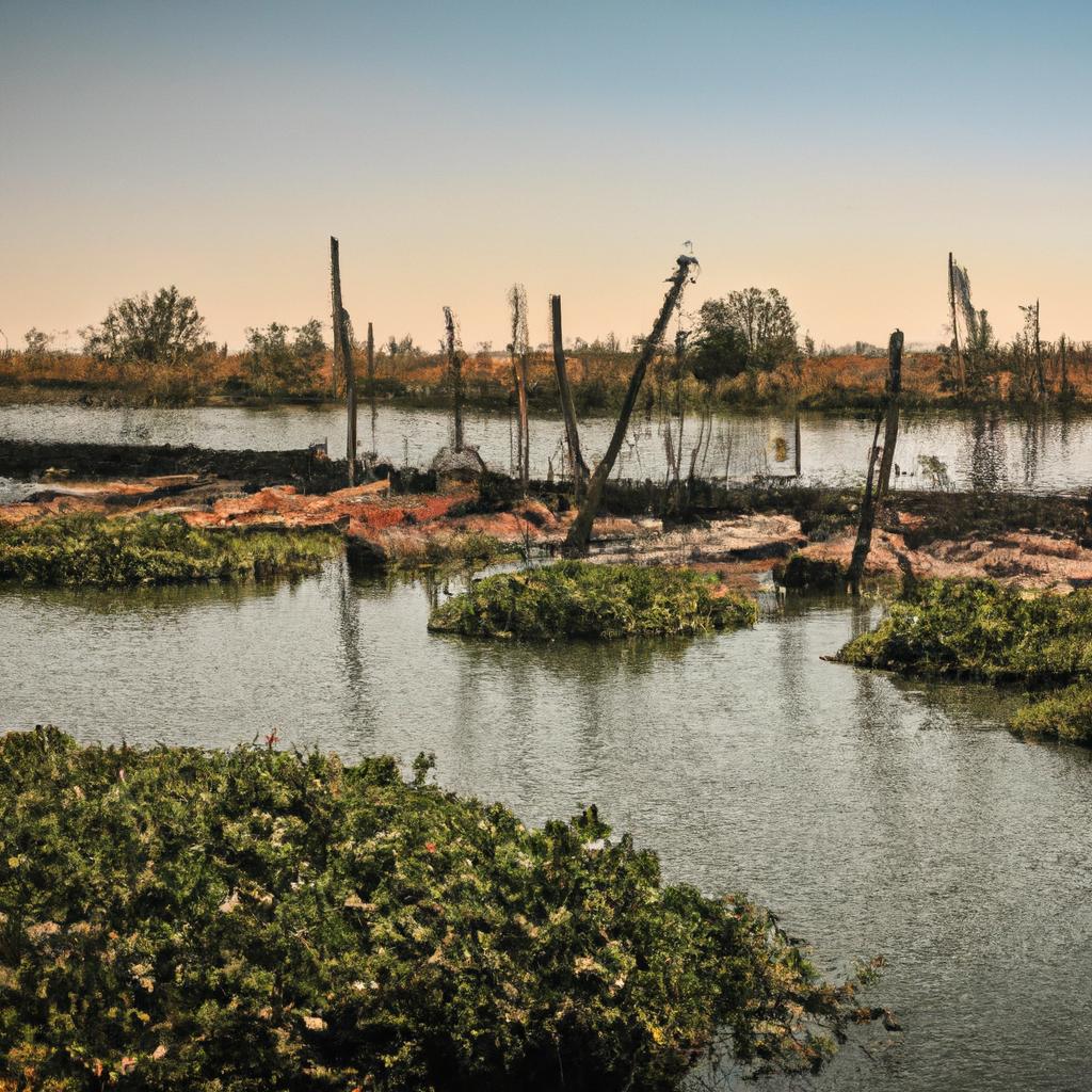 La Civilización Azteca Construyó Una Serie De Canales Y Chinampas Flotantes Para Cultivar Alimentos En Los Lagos De La Región.