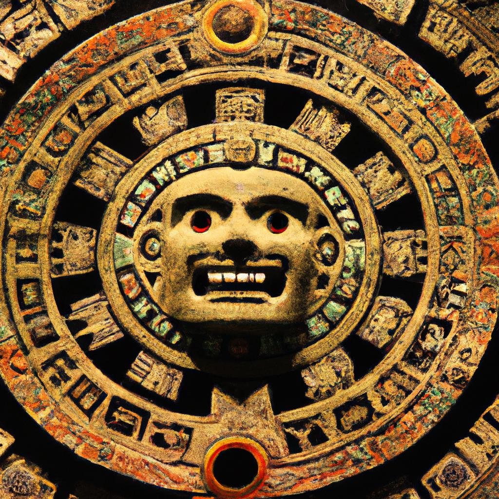 La Civilización Azteca Tenía Un Calendario Solar De 365 Días Y Un Calendario Religioso De 260 Días.