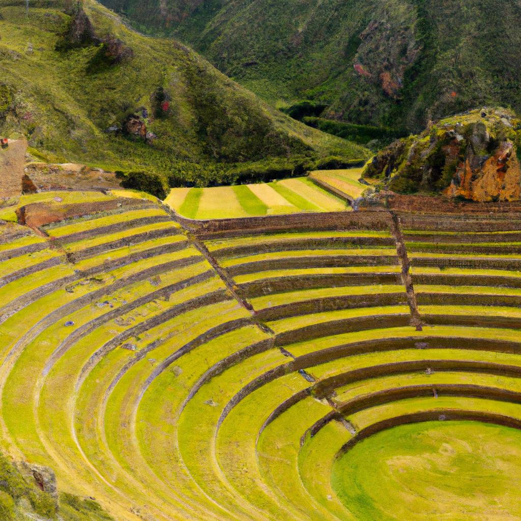 La Civilización Inca Desarrolló Técnicas Avanzadas De Agricultura En Terrazas Para Aprovechar Las Pendientes De Las Montañas.