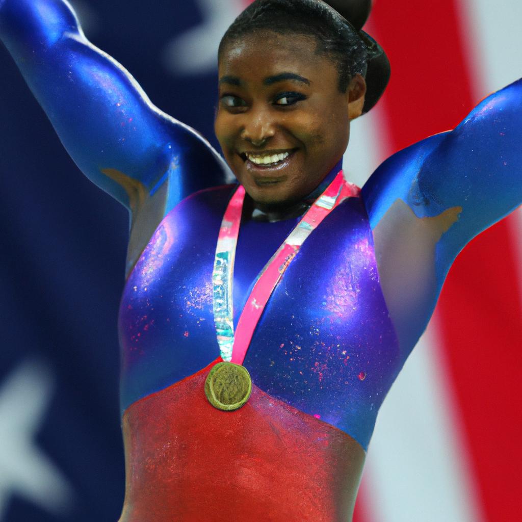 La Gimnasta Estadounidense Simone Biles Ganó Un Total De Cuatro Medallas De Oro En Los Juegos Olímpicos De Río 2016.