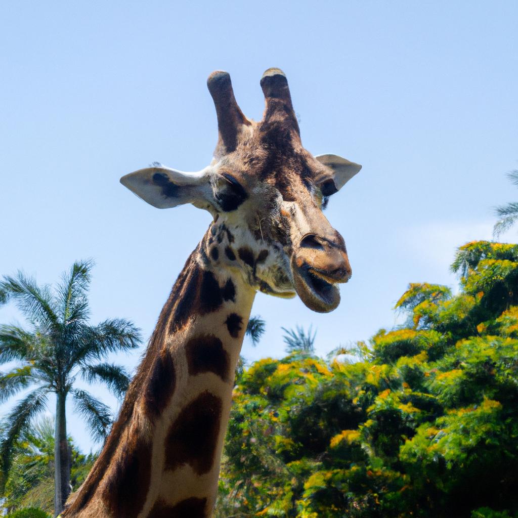 La Jirafa Tiene El Cuello Más Largo De Todos Los Animales Terrestres, Llegando A Medir Hasta 6 Metros De Longitud.