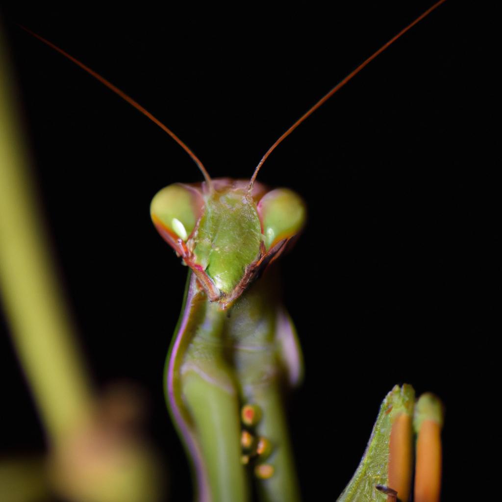 La Mantis Religiosa Tiene Un Giroscopio Interno Que Le Permite Rotar Su Cabeza 180 Grados En Cualquier Dirección.