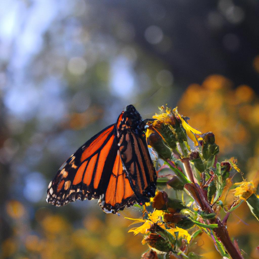 La Mariposa Monarca Realiza Una Migración Anual De Miles De Kilómetros Desde Canadá Y Estados Unidos Hasta México.