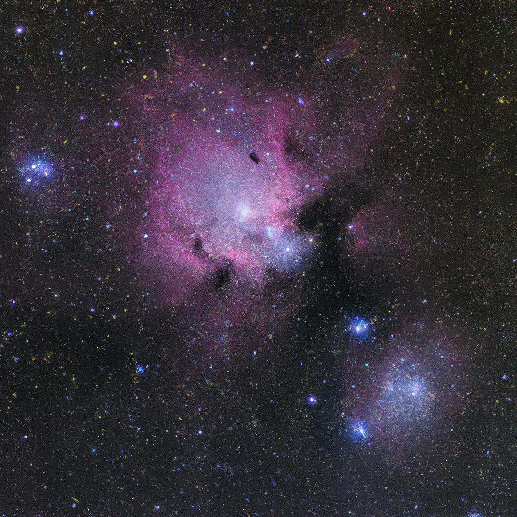 La Nebulosa De La Tarántula, Ubicada En La Gran Nube De Magallanes, Es Una De Las Regiones De Formación Estelar Más Activas Y Luminosas Conocidas.