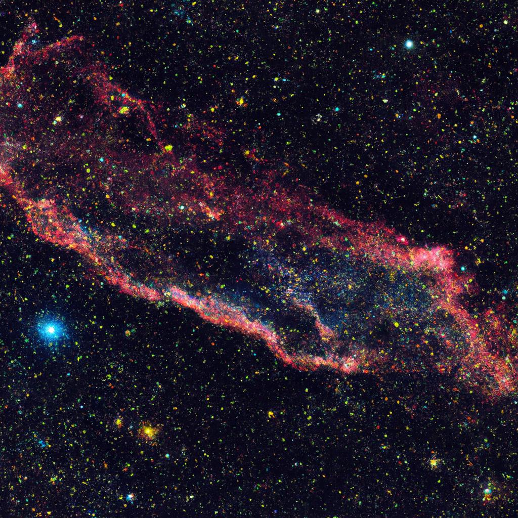 La Nebulosa De La Veil, También Conocida Como La Nebulosa Del Velo, Es El Remanente De Una Supernova Y Está Compuesta Por Filamentos Brillantes De Gas Y Polvo.