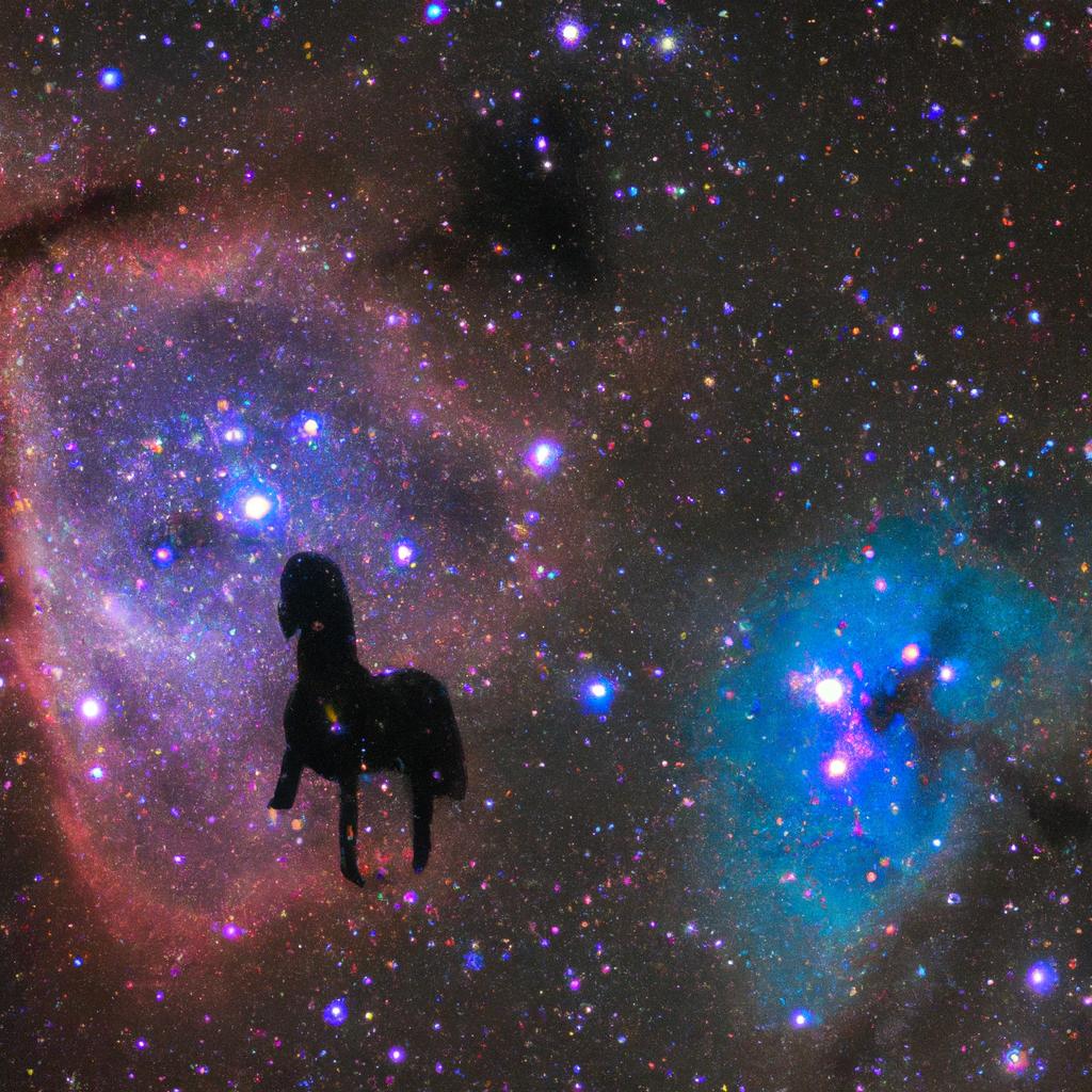 La Nebulosa Del Caballo Es Una Oscura Nube De Gas Y Polvo Que Bloquea La Luz De Las Estrellas De Fondo, Creando Una Silueta Distintiva En Forma De Caballo.