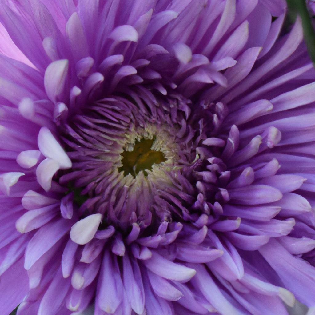 La Planta De Crisantemo Morado Es Una Variedad De Crisantemo Que Produce Flores En Tonos De Púrpura Y Se Utiliza En La Jardinería Y Como Flor Cortada.