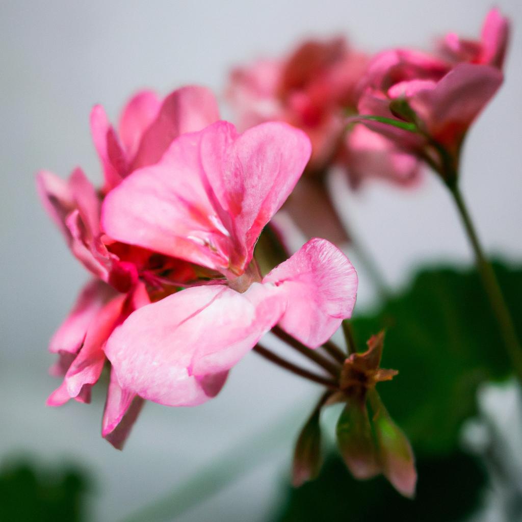 La Planta De Geranio Real, También Conocida Como Pelargonio, Es Una Planta De Interior Popular Debido A Sus Flores Coloridas Y Su Facilidad De Cuidado.