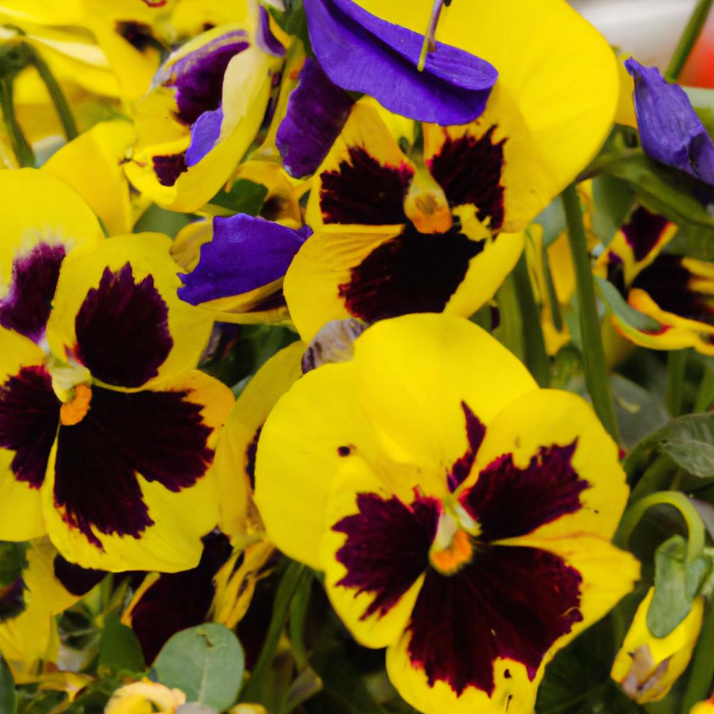 La Planta De Pensamiento Es Apreciada Por Sus Flores En Forma De Rostro Y Su Variedad De Colores. Se Utiliza En La Jardinería Y Como Planta De Maceta.