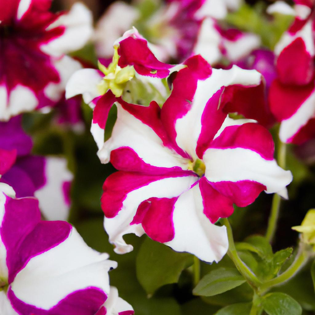 La Planta De Petunia Es Conocida Por Sus Flores De Colores Vibrantes Y Su Capacidad Para Florecer Durante Todo El Verano.