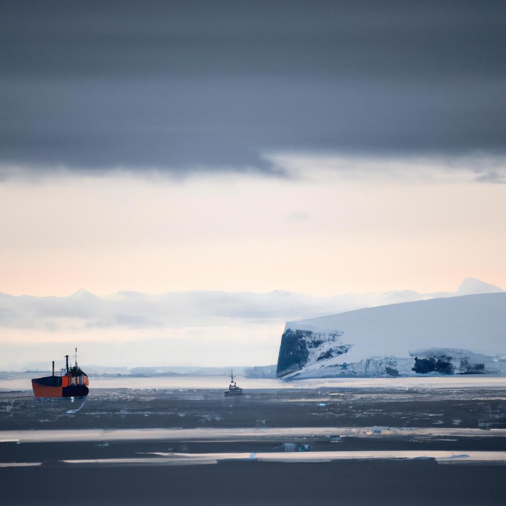 La Plataforma De Hielo Ross En La Antártida Es La Mayor Plataforma De Hielo Del Mundo.