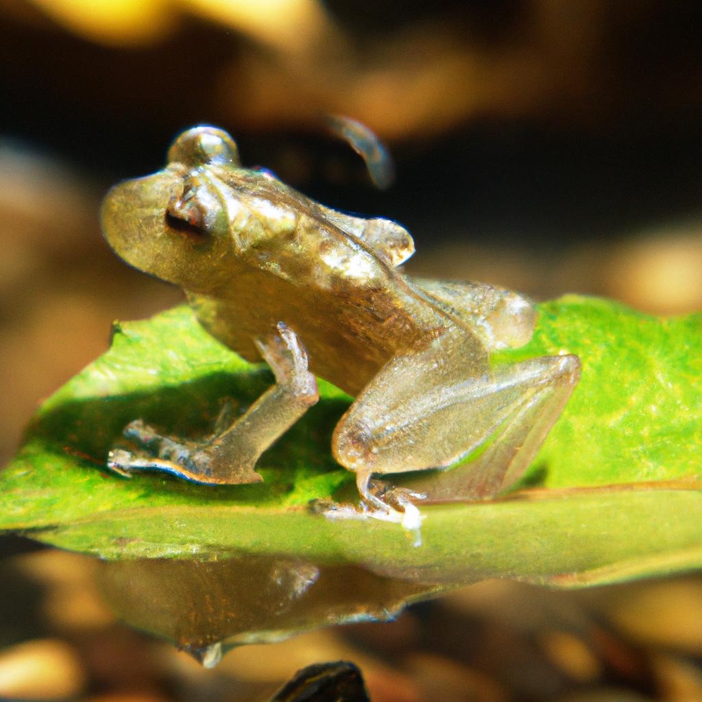 La Rana De Cristal Es Una Especie De Rana Que Tiene Una Piel Transparente Y órganos Internos Visibles A Simple Vista.