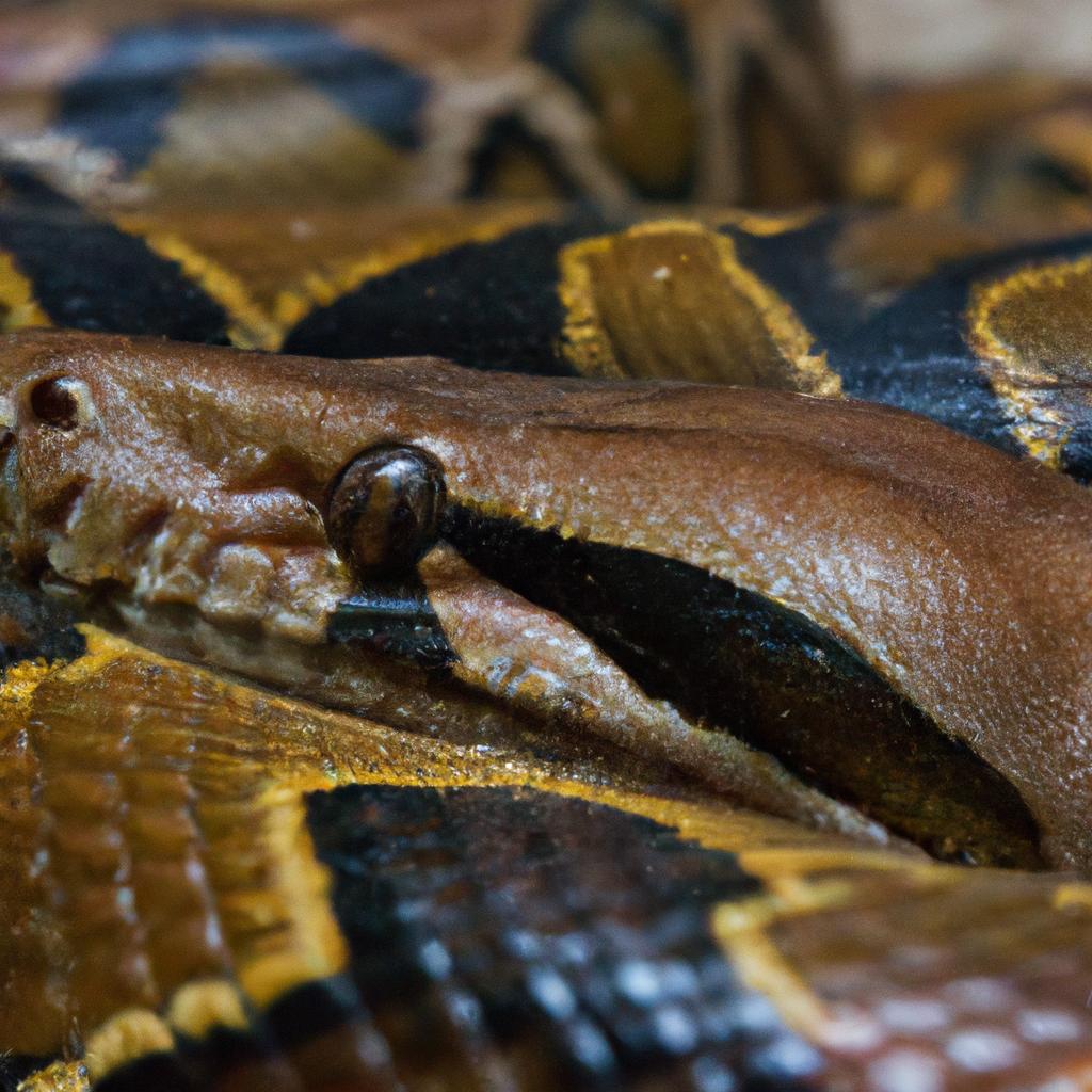 La Serpiente Pitón De Birmania Es Una De Las Serpientes Más Grandes Del Mundo Y Se Encuentra En El Sudeste Asiático.