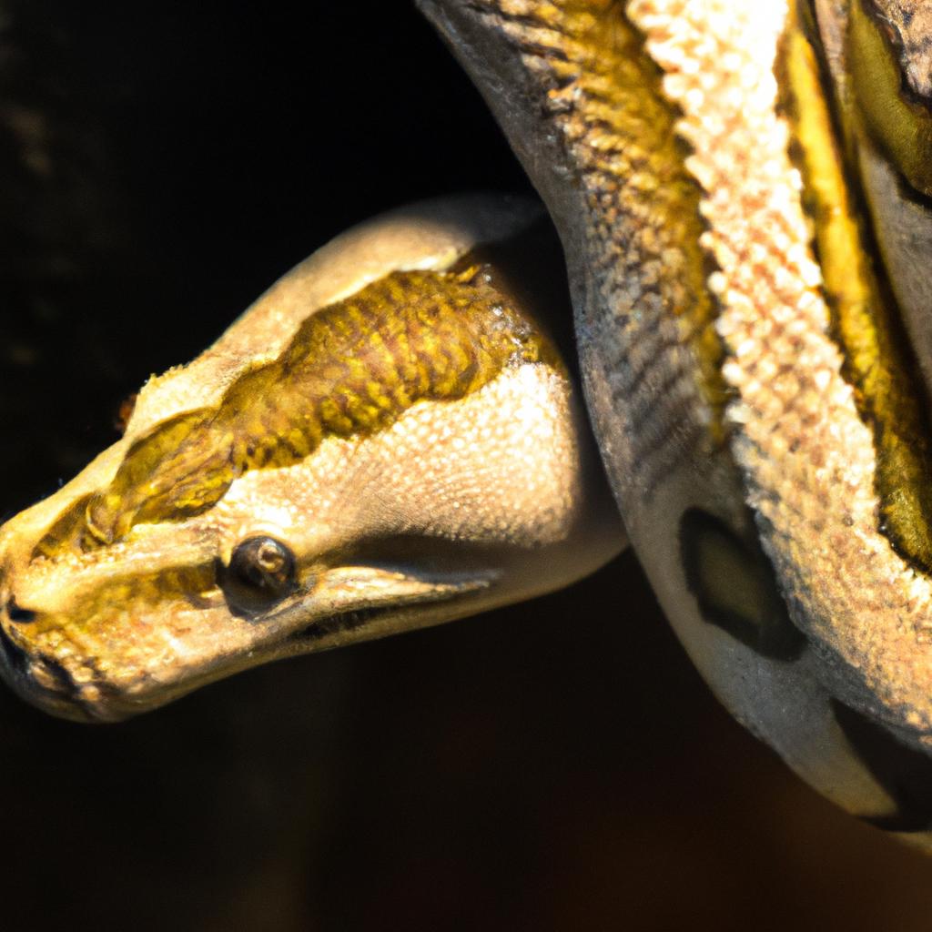 La Serpiente Pitón De La India Es Una De Las Serpientes Más Grandes Del Mundo Y Se Encuentra En El Subcontinente Indio.